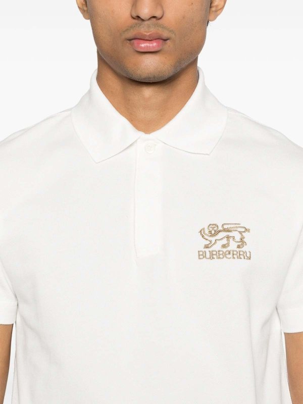 Polo - Blanco shop online: BURBERRY