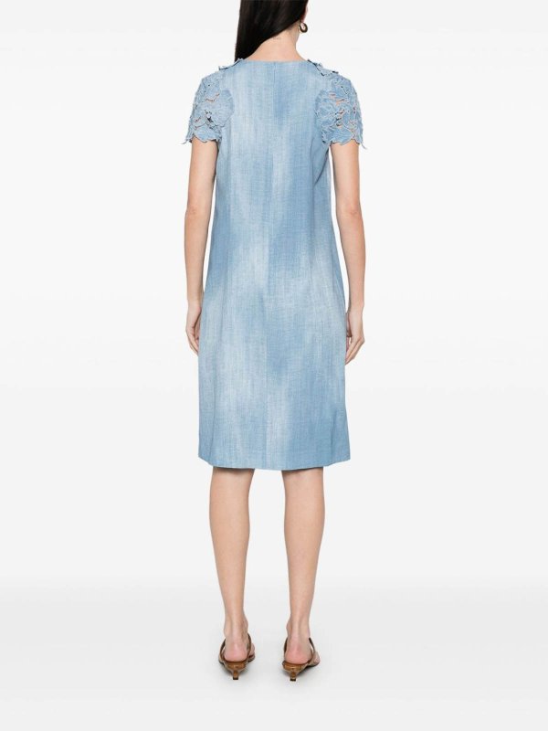 The Best Shops ERMANNO SCERVINO: Robe longueur genou - Robe Au Genou - Bleu
