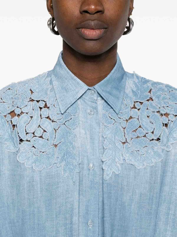 Camisa - Azul shop online: ERMANNO SCERVINO