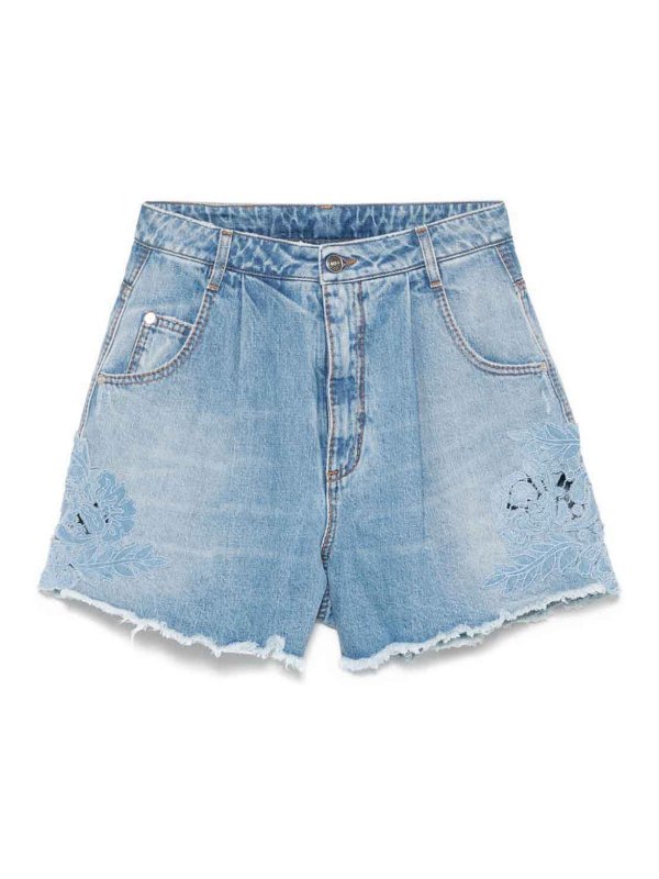 ERMANNO SCERVINO: Trousers Shorts - Denim Shorts