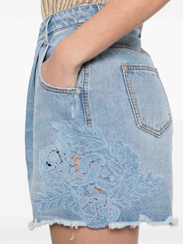 The Best Shops ERMANNO SCERVINO: Trousers Shorts - Denim Shorts