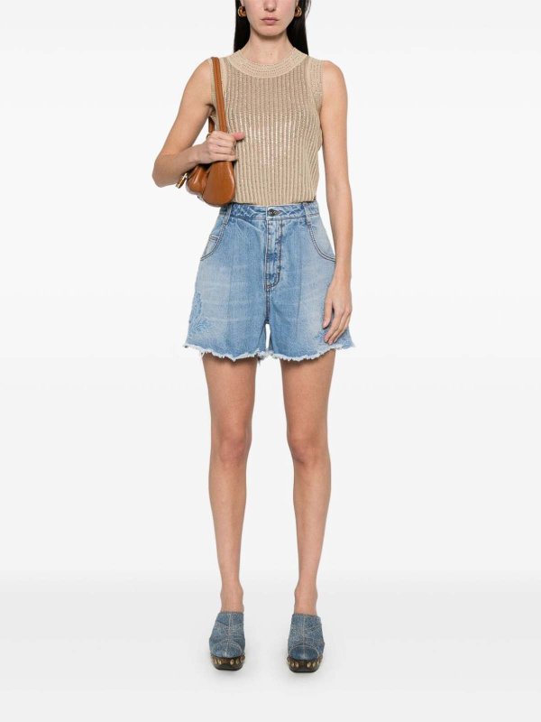 ERMANNO SCERVINO: Tops y camisetas sin mangas online - Top - Azul