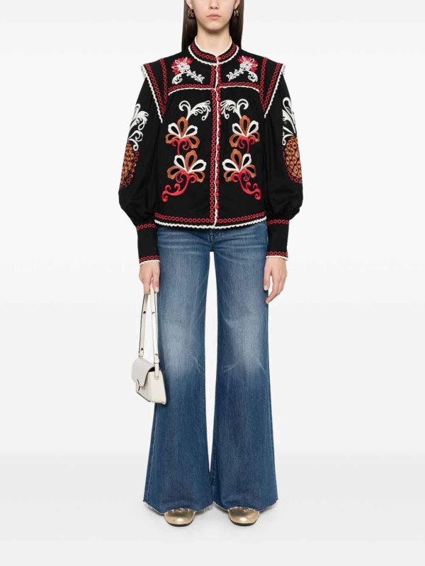 MOTHER: bootcut jeans online - The Twister Sneak Fray (Superior) Jeans