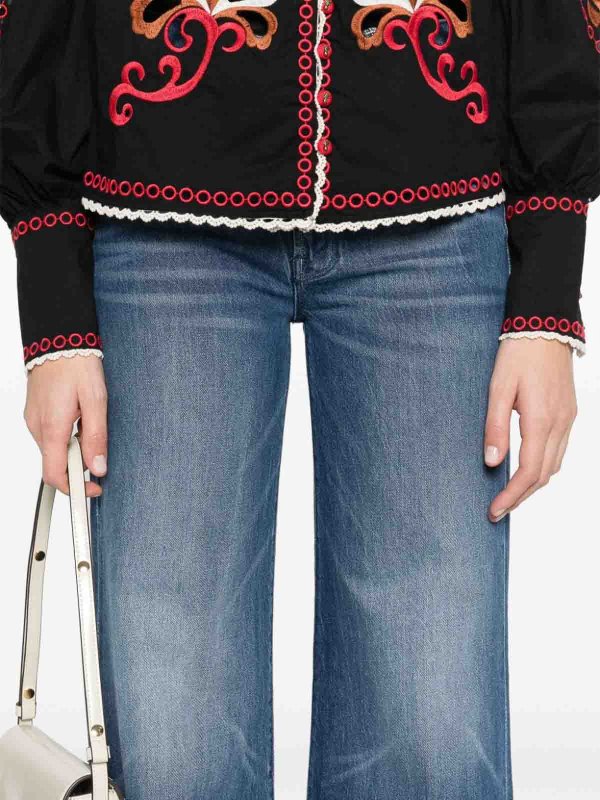 The Best Shops MOTHER: bootcut jeans - The Twister Sneak Fray (Superior) Jeans