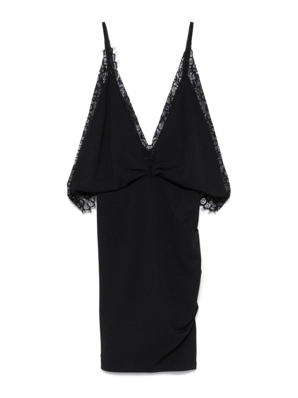 The Attico: Kurze Kleider - Kurzes Kleid - Schwarz