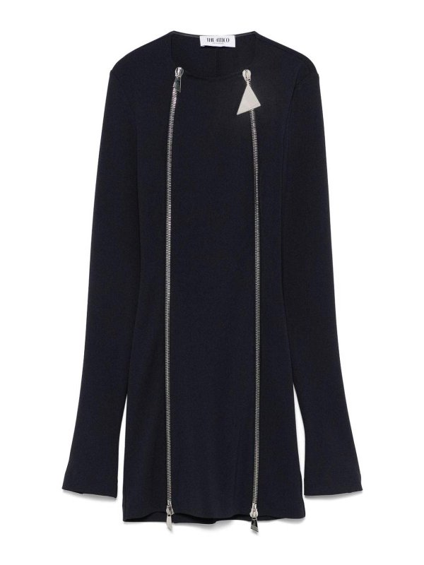 The Attico: ショートドレス - ショートドレス - ダークブルー