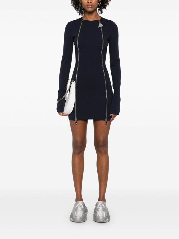 The Attico: ショートドレス online - ショートドレス - ダークブルー