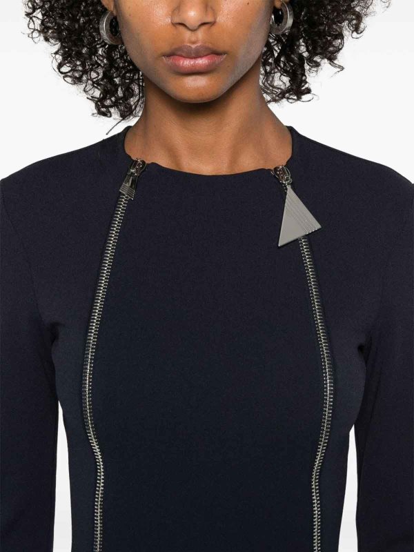 ショートドレス - ダークブルー shop online: The Attico