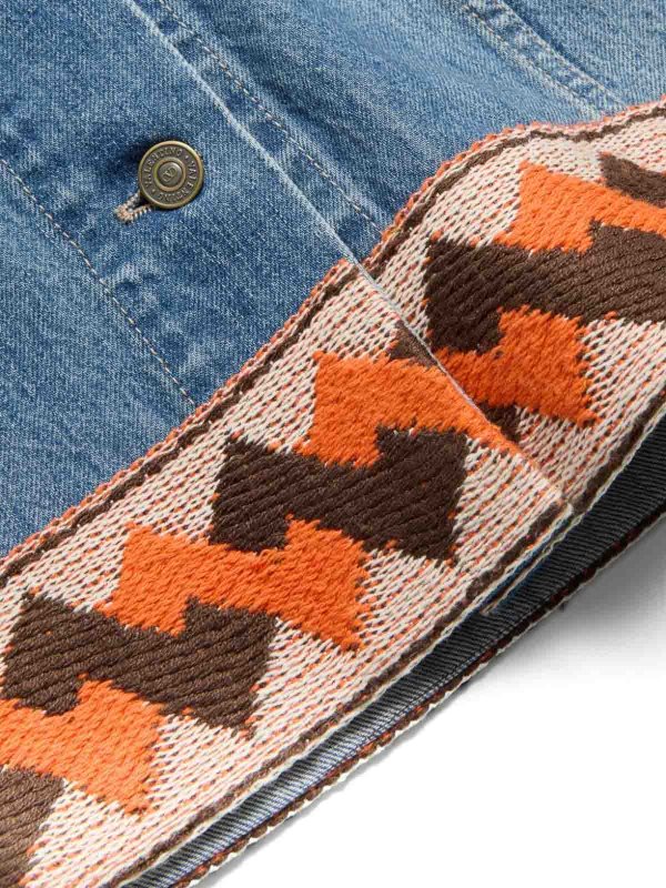 Midirock - Dunkles Jeansblau shop online: VALENTINO