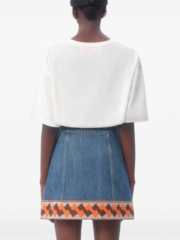 VALENTINO: Camisetas online - Camiseta - Crema