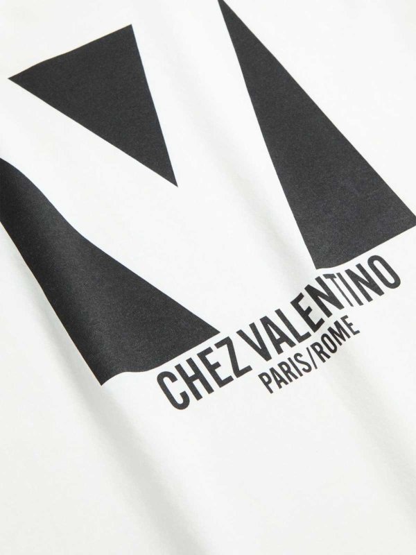 The Best Shops VALENTINO: Camiseta - Crema
