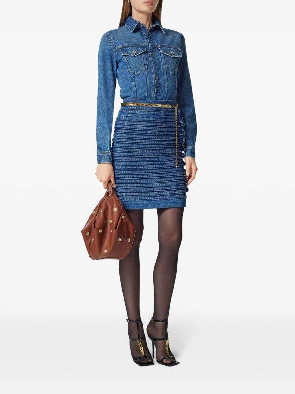 VERSACE: シャツ online - シャツ - ダークウォッシュ