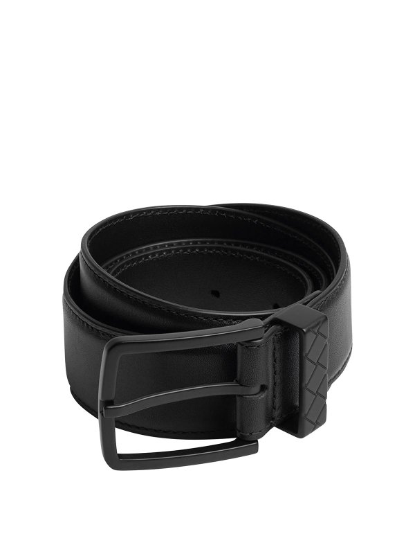 BOTTEGA VENETA: ベルト - ベルト - 黒