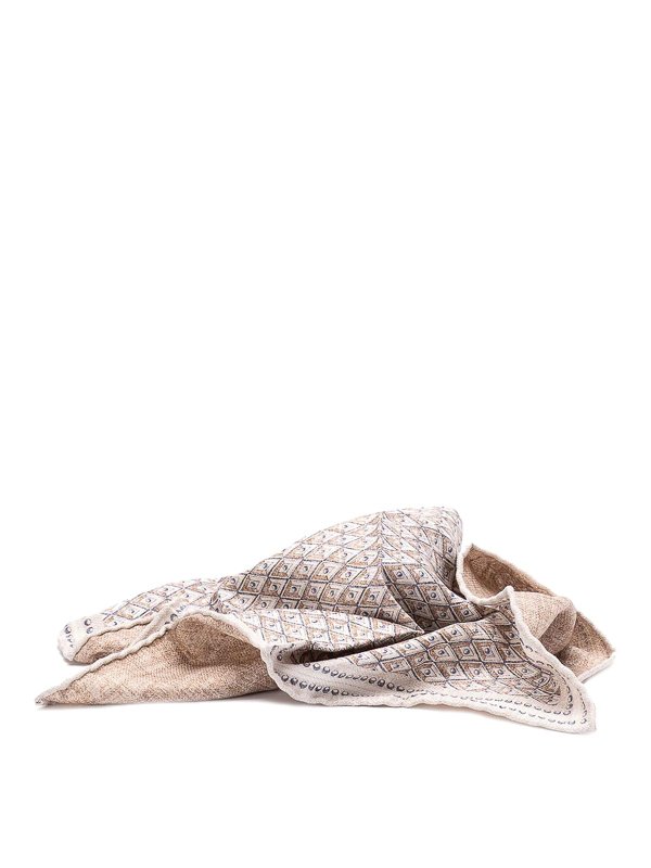 BRUNELLO CUCINELLI: ストール＆ショール - ストール/ショール - ベージュ