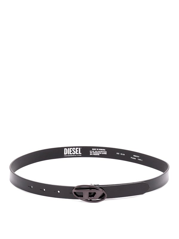 DIESEL: Cinturones - Cinturón - Negro