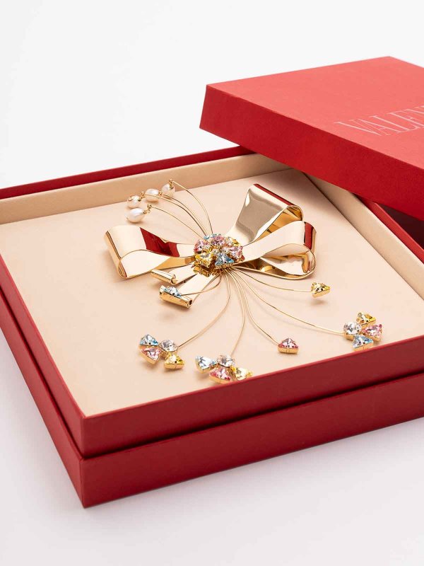 The Best Shops VALENTINO GARAVANI: Broschen - Papierbrosche mit Blumenmuster