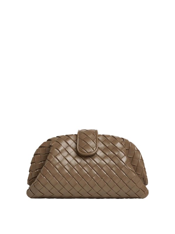 BOTTEGA VENETA: クラッチバッグ - クラッチバッグ - ブラウン