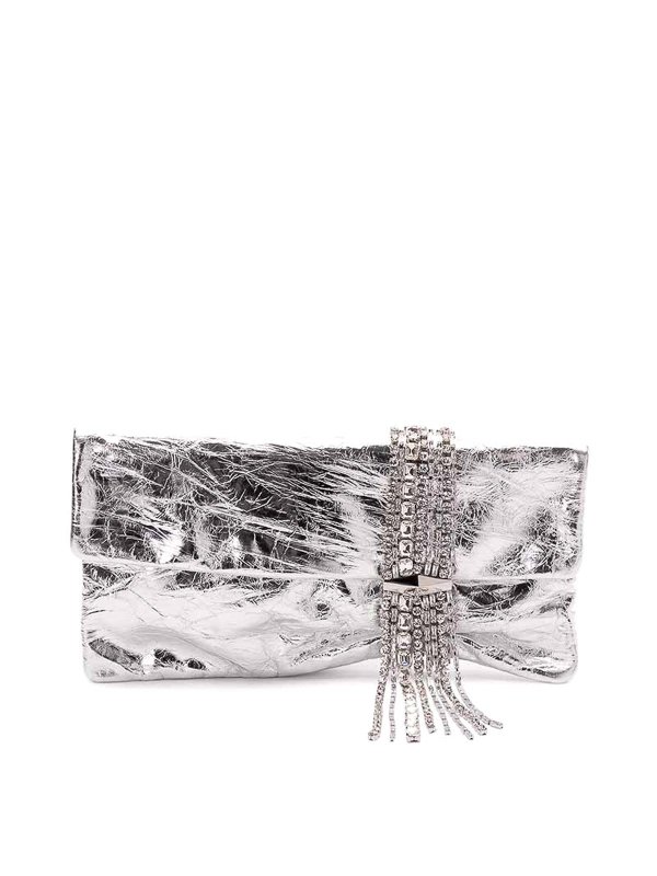 JIMMY CHOO: Bolso clutch - Bolso Clutch - Plata