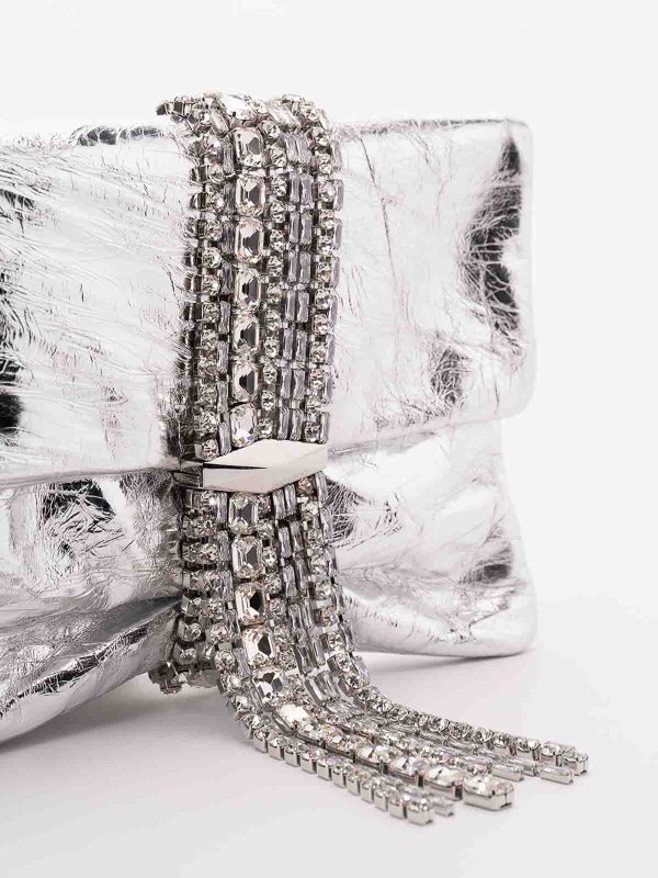 Bolso Clutch - Plata shop online: JIMMY CHOO