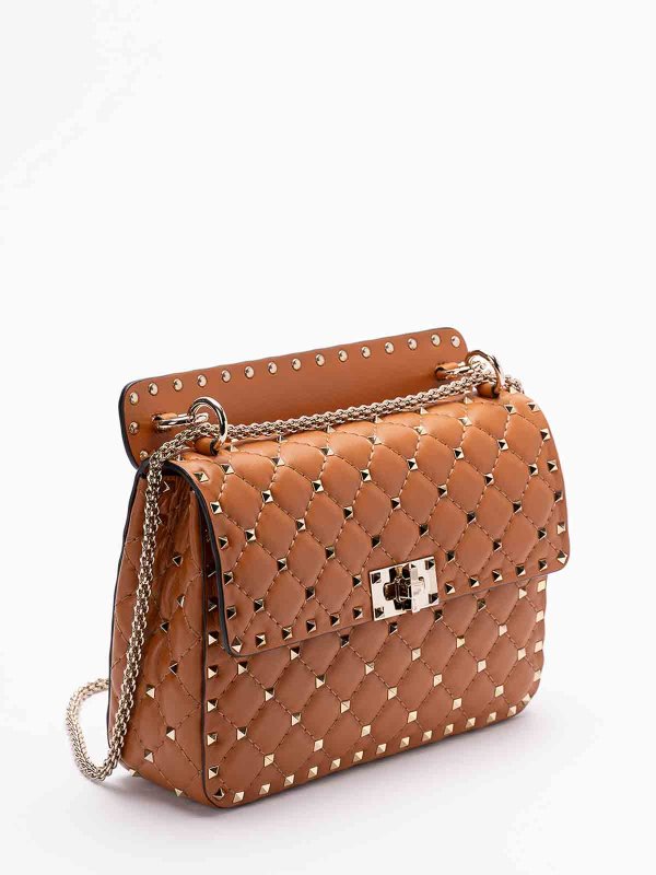 The Best Shops VALENTINO GARAVANI: cross body bags - Rockstud Spike Medium Shoulder Bag