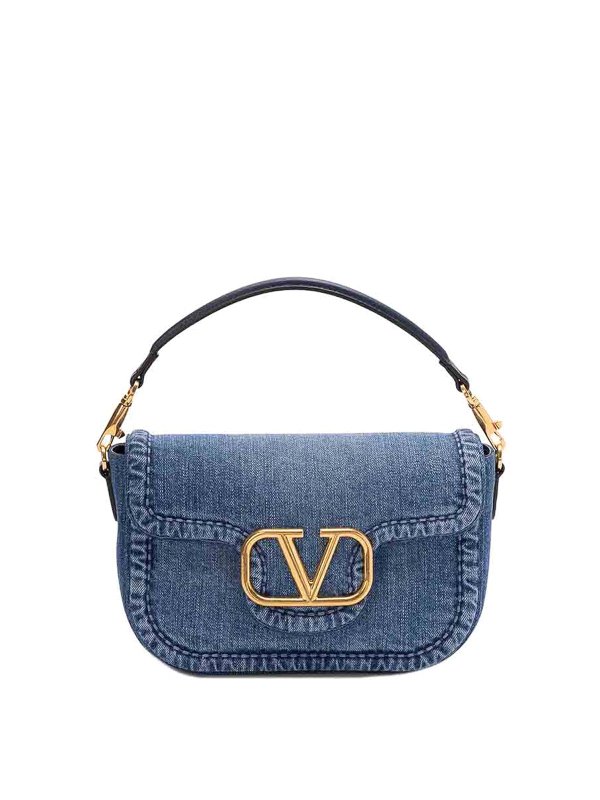 VALENTINO GARAVANI: ショルダーバッグ - ショルダーバッグ - ダークウォッシュ