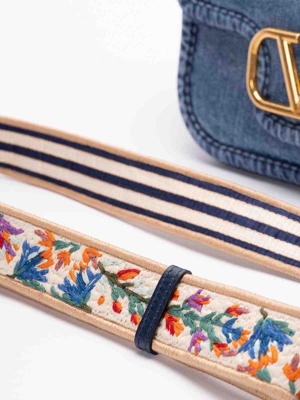 ショルダーバッグ - ダークウォッシュ shop online: VALENTINO GARAVANI