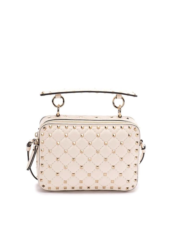 VALENTINO GARAVANI: クロスボディバッグ - クロスボディバッグ - 白