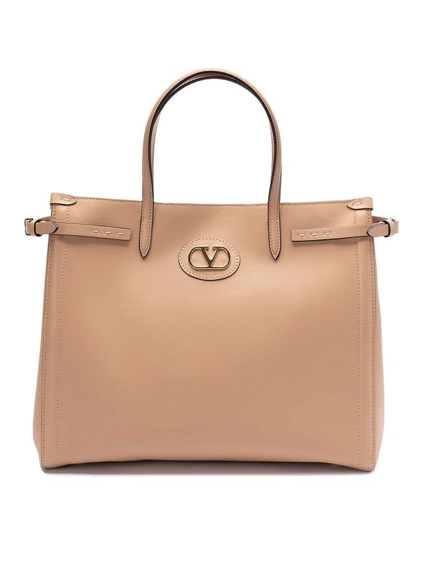 VALENTINO GARAVANI: トートバッグ - トートバッグ - ピンク