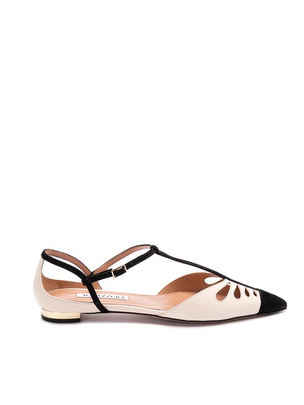 Aquazzura: フラットシューズ - フラットシューズ - 白