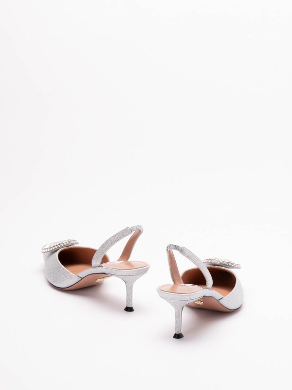 The Best Shops Aquazzura: court shoes - Crystal Hoop Sling 50