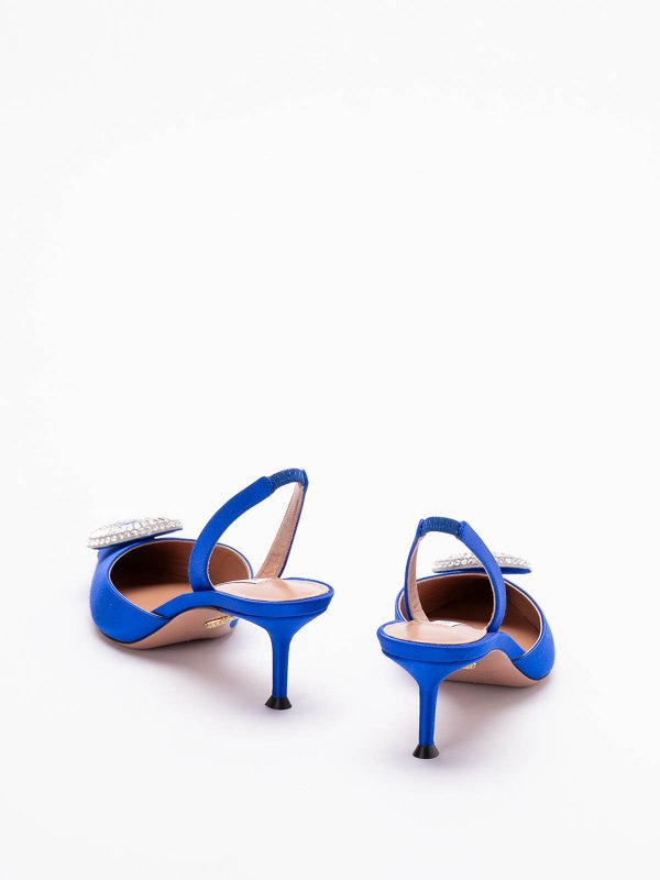 The Best Shops Aquazzura: scarpe décolleté - Crystal Hoop Sling 50.