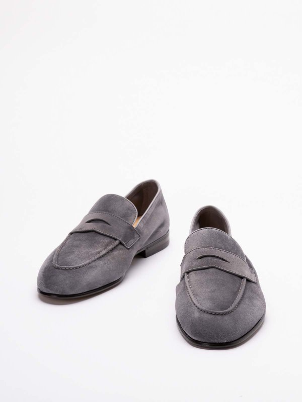 BRUNELLO CUCINELLI: Mokassins und Slippers online - Mokassins - Dunkelgrau