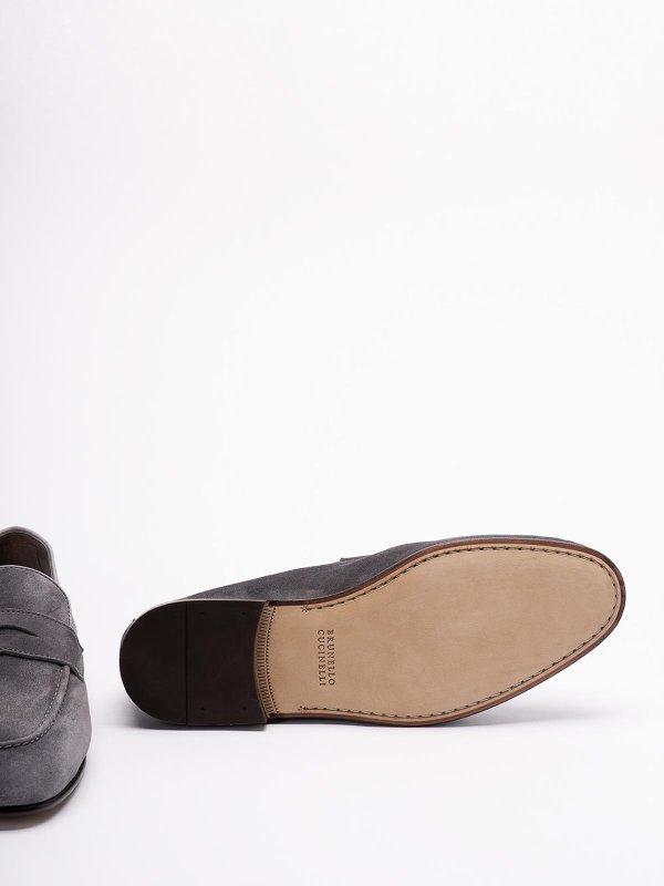 Mokassins - Dunkelgrau shop online: BRUNELLO CUCINELLI