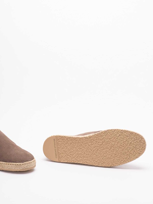 Slip-Ons With Rope Insert shop online: BRUNELLO CUCINELLI