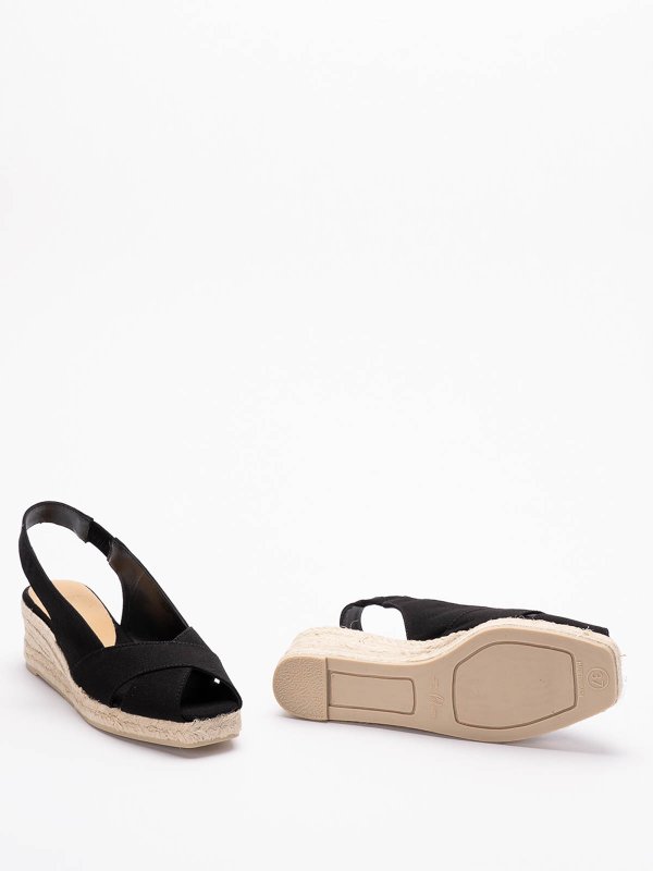 エスパドリーユ - 黒 shop online: CASTANER