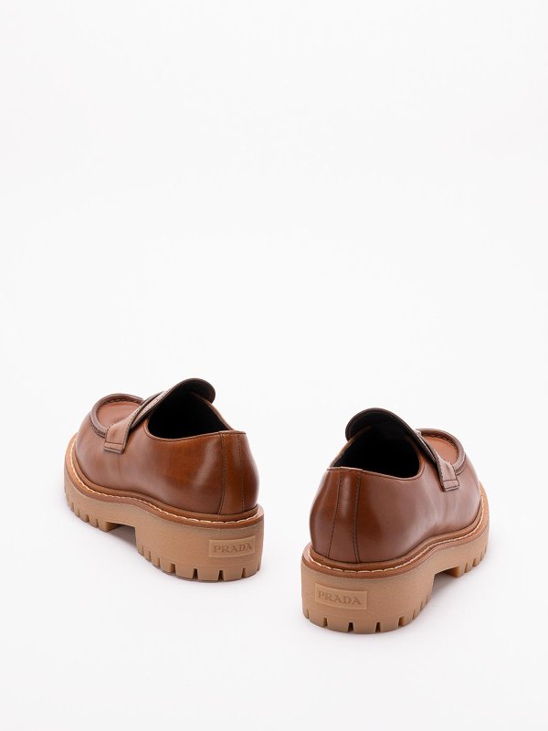 The Best Shops PRADA: Loafers & Slippers - St Moritz Leather Loafers