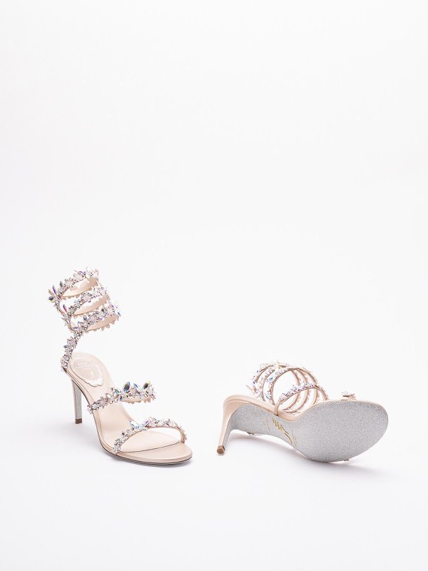 サンダル - ベージュ shop online: RENE CAOVILLA