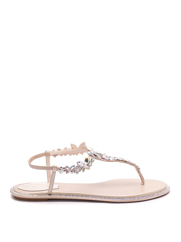 RENE CAOVILLA: Sandales - Sandales - Beige