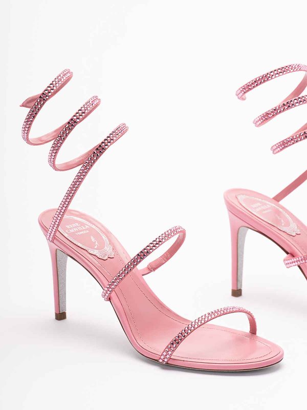 サンダル - ピンク shop online: RENE CAOVILLA