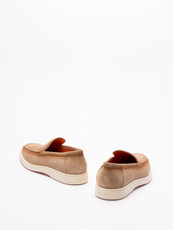 The Best Shops SANTONI: Mokassins und Slippers - Mokassins - Hellbraun