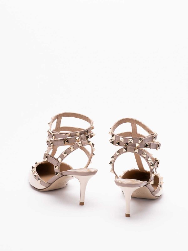 The Best Shops VALENTINO GARAVANI: court shoes - Rockstud Ankle Strap Pumps