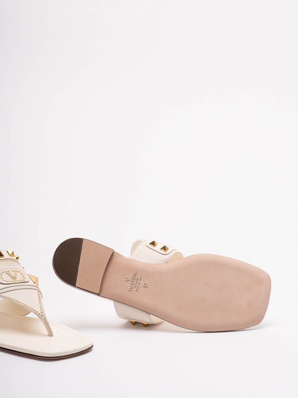 サンダル - 白 shop online: VALENTINO GARAVANI