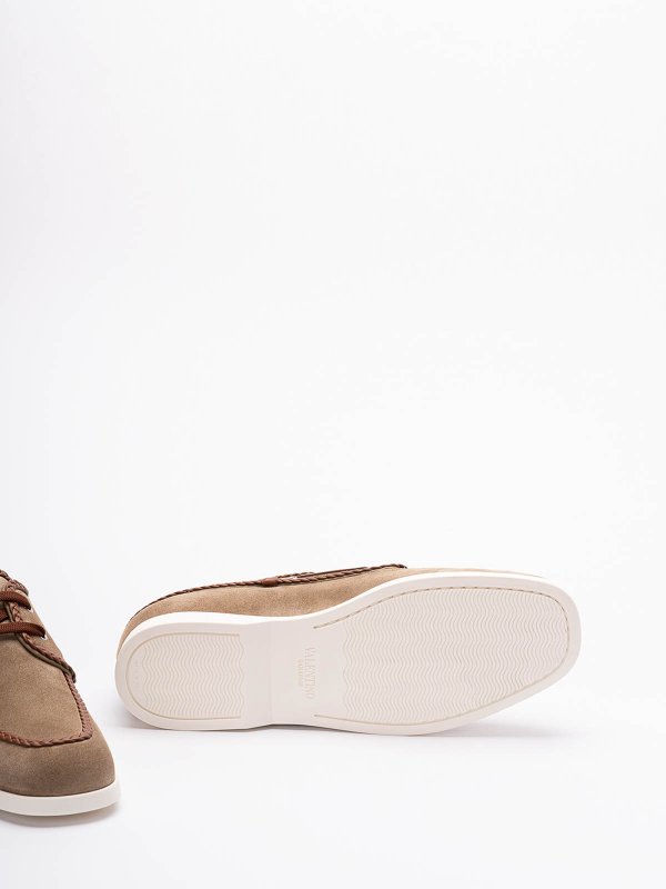 編み上げ靴 - ベージュ shop online: VALENTINO GARAVANI