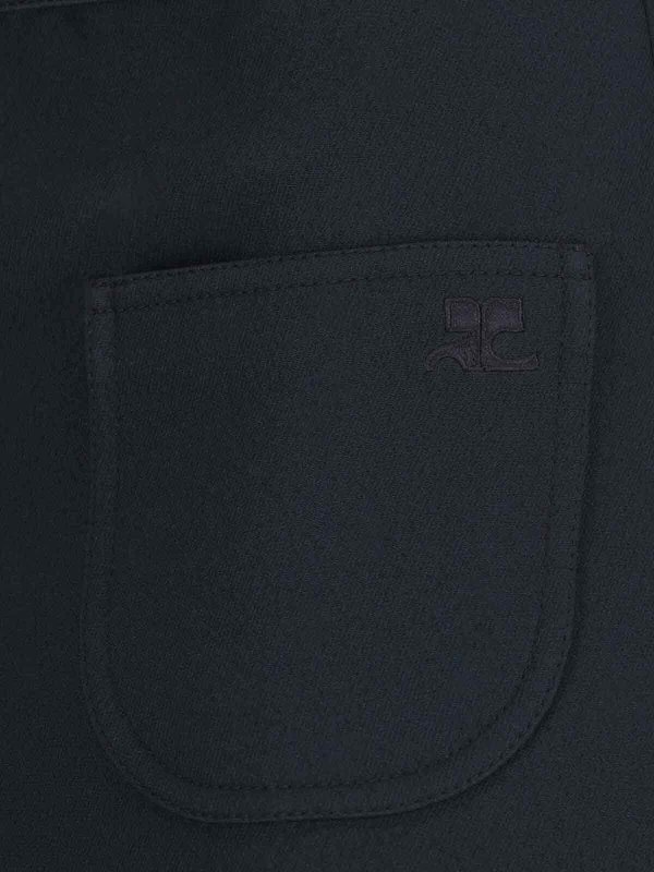 Minirock - Schwarz shop online: Courreges