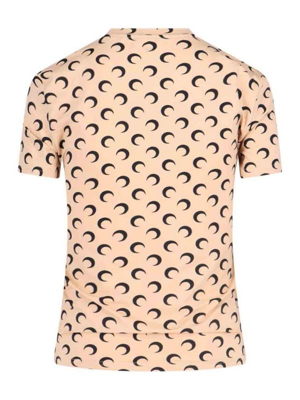 MARINE SERRE: Camisetas online - Camiseta - Beis