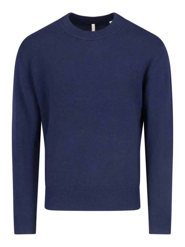 SUNFLOWER: Col bateau - Pull Col Bateau - Bleu