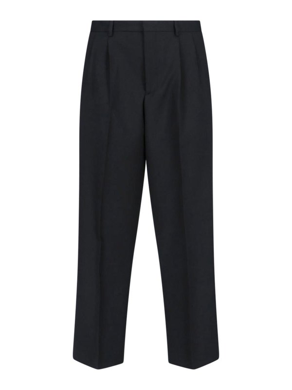 SUNFLOWER: カジュアルトラウザー - カジュアルパンツ - 黒