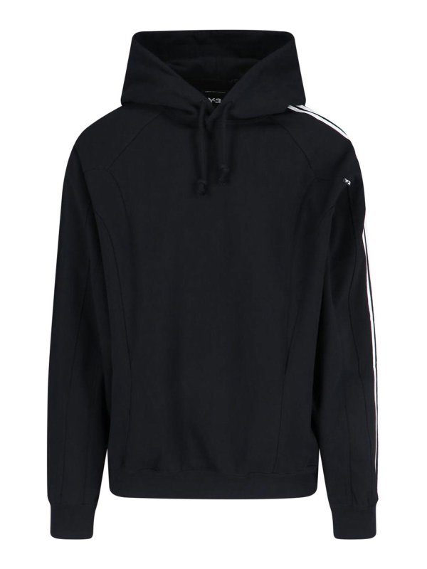 Y-3: Sudaderas y suéteres - Sudadera - Negro