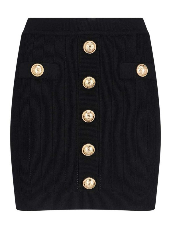 Balmain: mini skirts - Mini Knitted Skirt