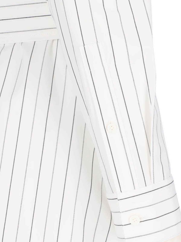 BURBERRY buy online Striped shirt with belt